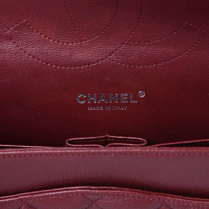 Chanel Caviar Quilted Jumbo Double Flap Dark Red 5 of 17