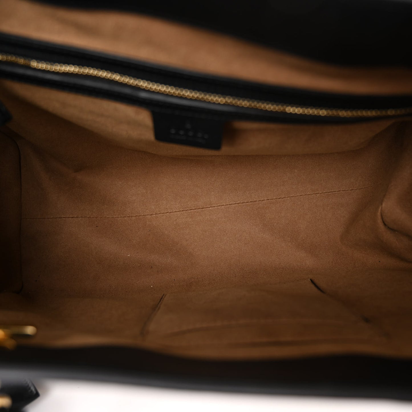 GG Supreme Monogram Medium Padlock Tote Black