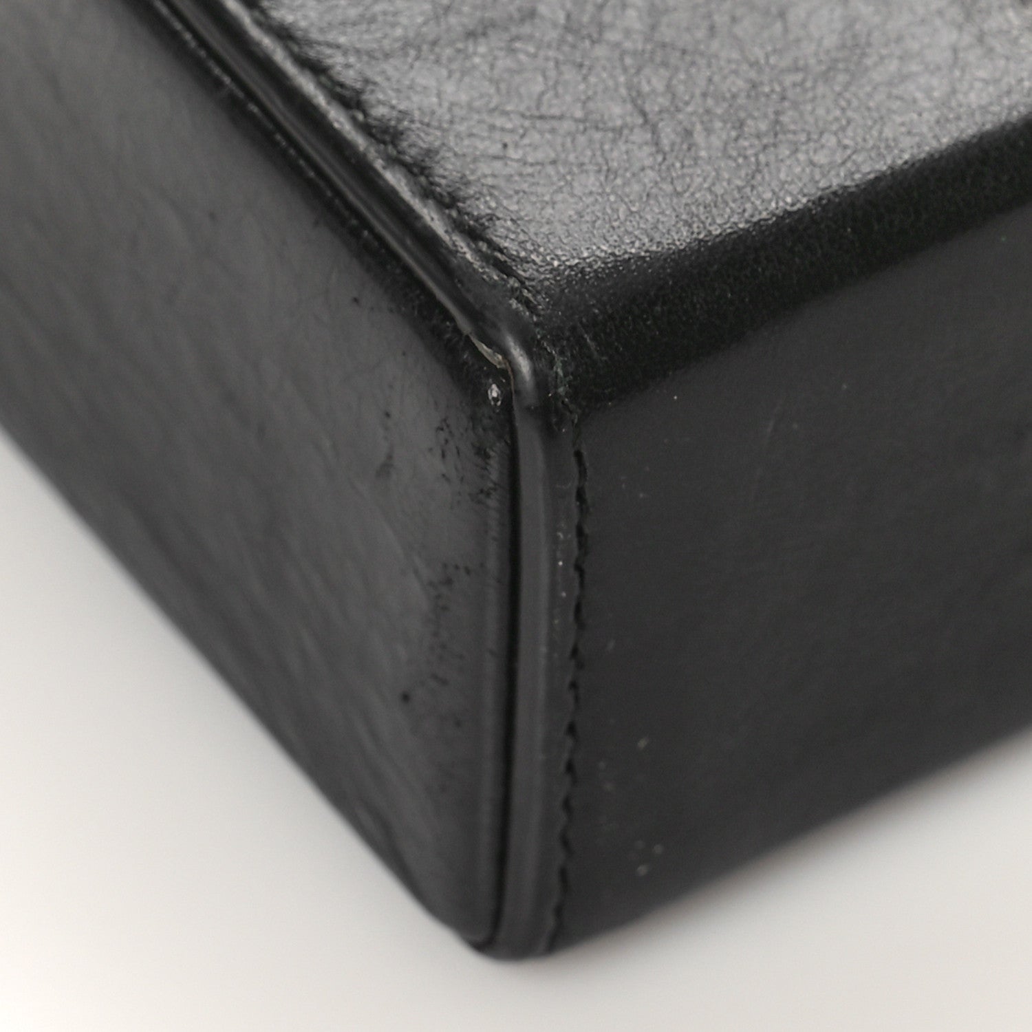 Christian Dior Crackled Lambskin 30 Montaigne Box Bag Black 7 of 11