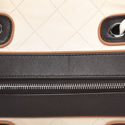 Chanel Lambskin Quilted Bowler White 11 of 11