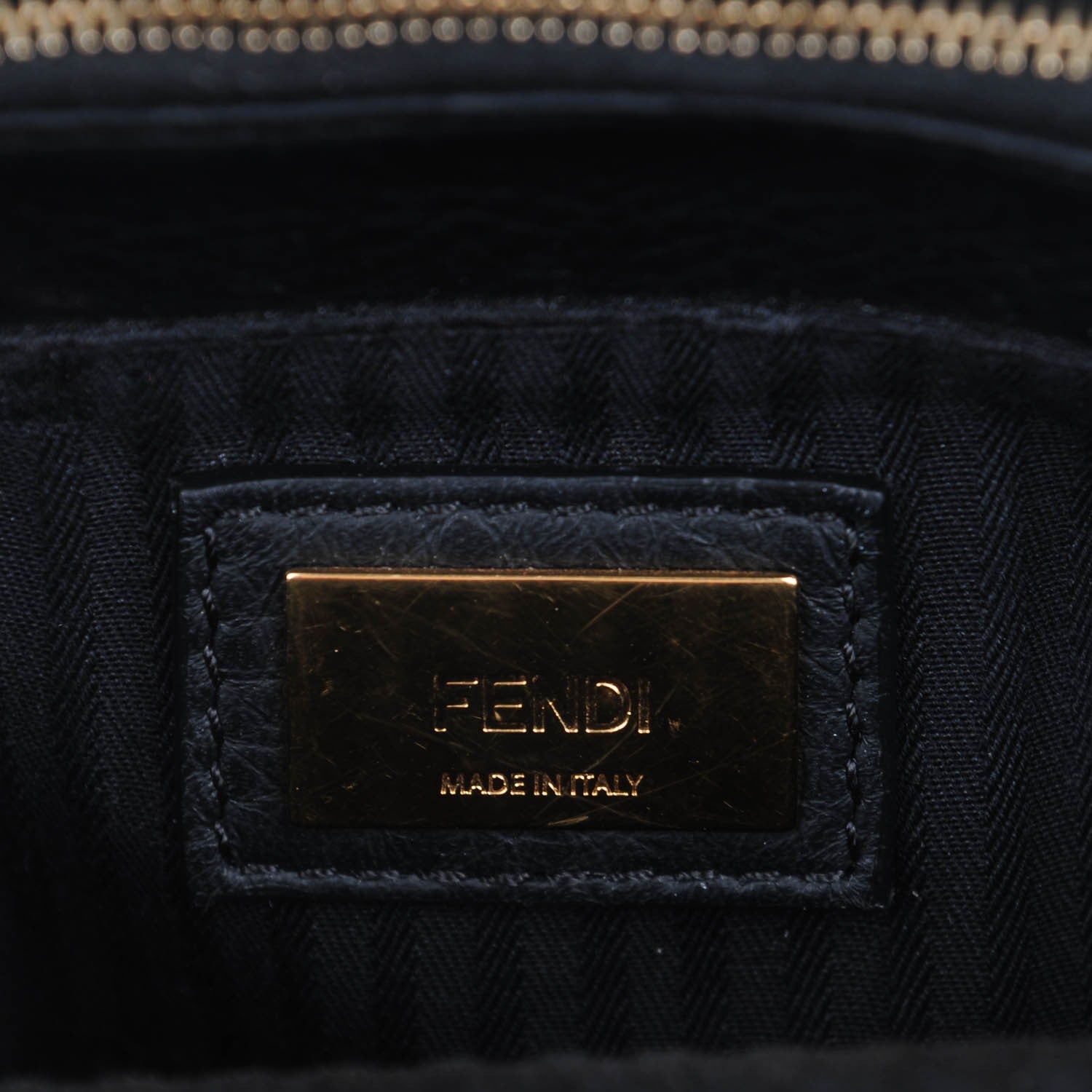 Fendi Vitello Elite Petite 2Jours Tote Black 6 of 8