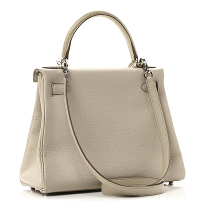 Hermes Togo Matte Alligator Kelly Retourne Touch 28 Beton 3 of 11