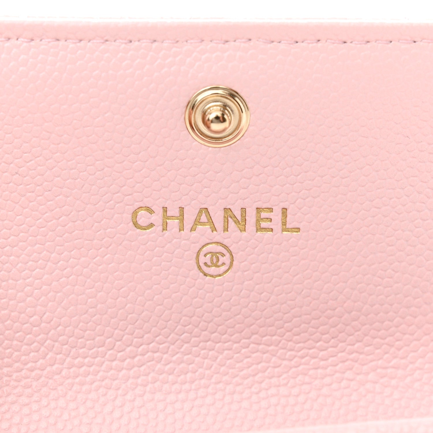Chanel Caviar Quilted Crystal CC Flap Card Holder Pink 7 of 11