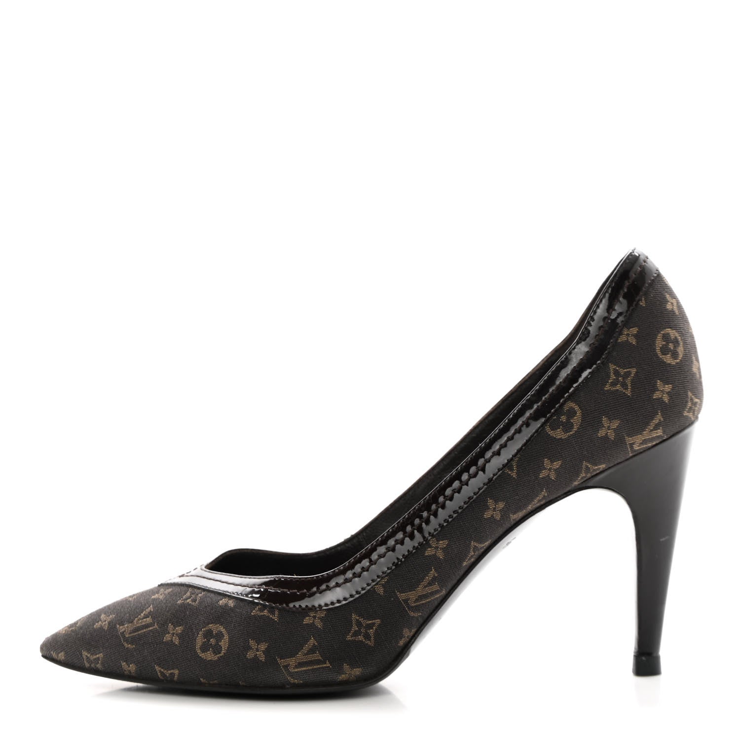 Louis Vuitton Mini Monogram Luxembourg Pumps 37 Brown 1 of 15