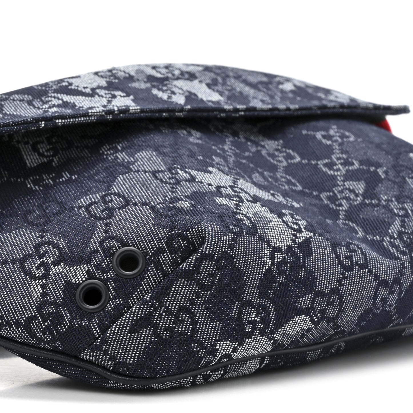 Denim GG Monogram Camouflage Belt Bag Blue