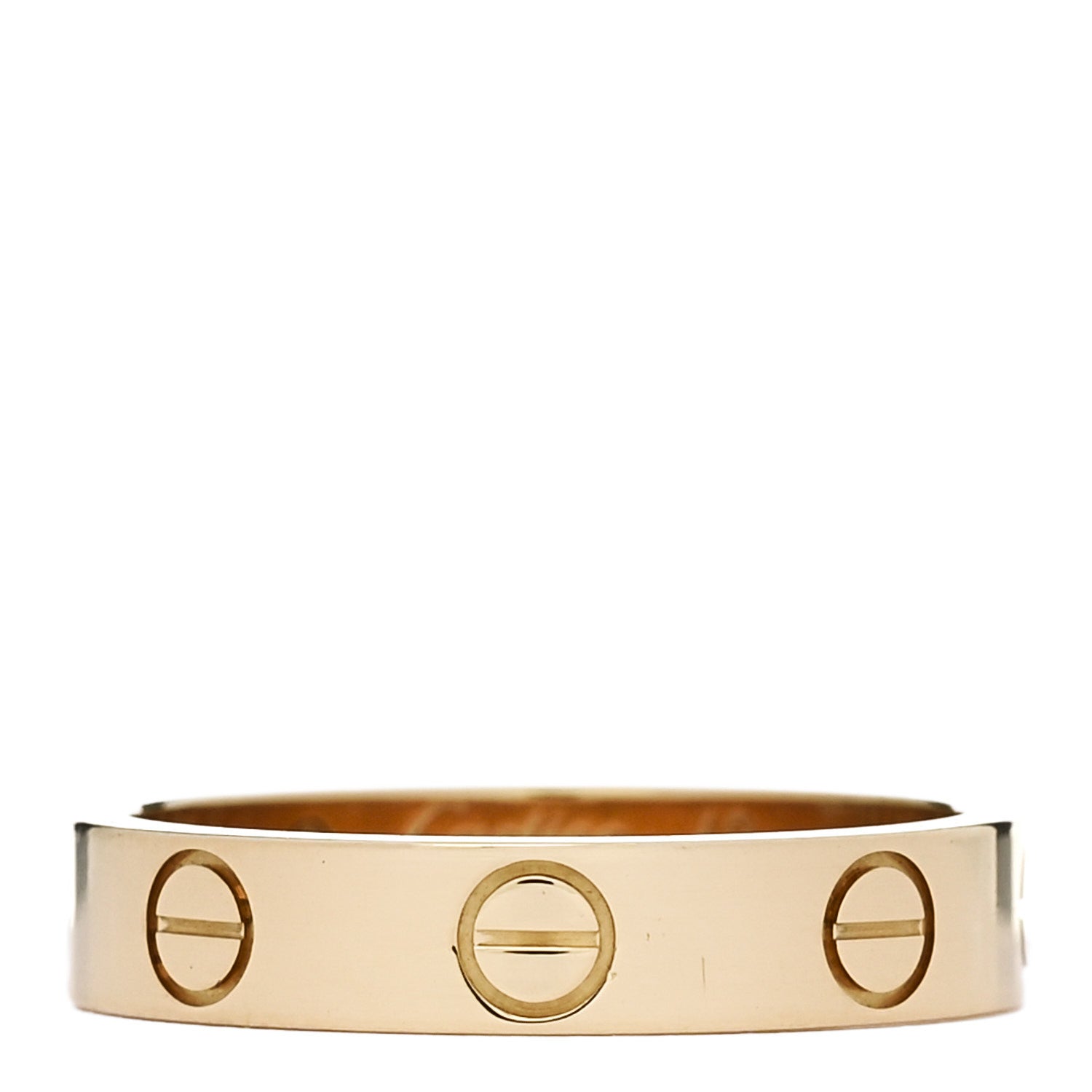 Cartier 18K Yellow Gold 3.5mm LOVE Wedding Band Ring 49 4.75 1 of 5