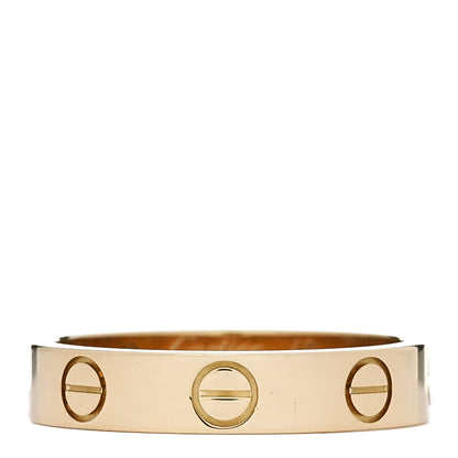 Cartier 18K Yellow Gold 3.5mm LOVE Wedding Band Ring 49 4.75 1 of 5