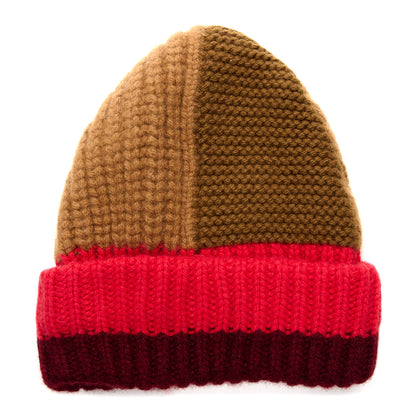 Hermes Cashmere Detroit Beanie Hat S Beige Bordeaux 2 of 4