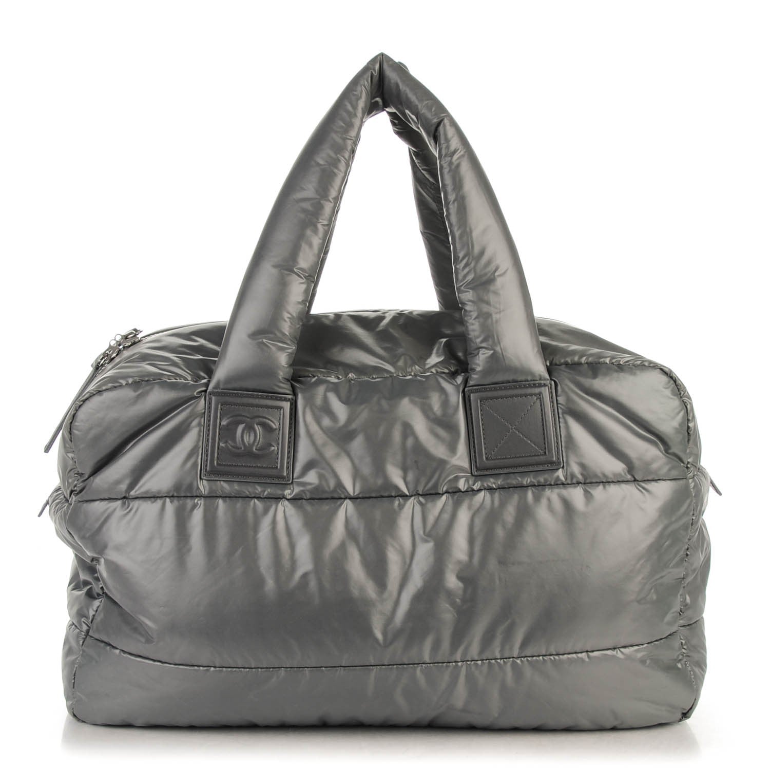 Chanel Nylon Coco Cocoon Medium Reversible Tote Grey 1 of 7