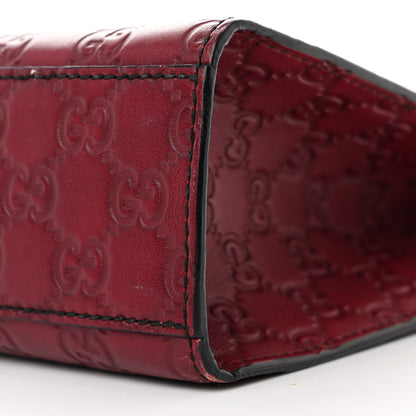 Gucci Soft Guccissima Medium Emily Chain Shoulder Bag Classic Ruby 9 of 12