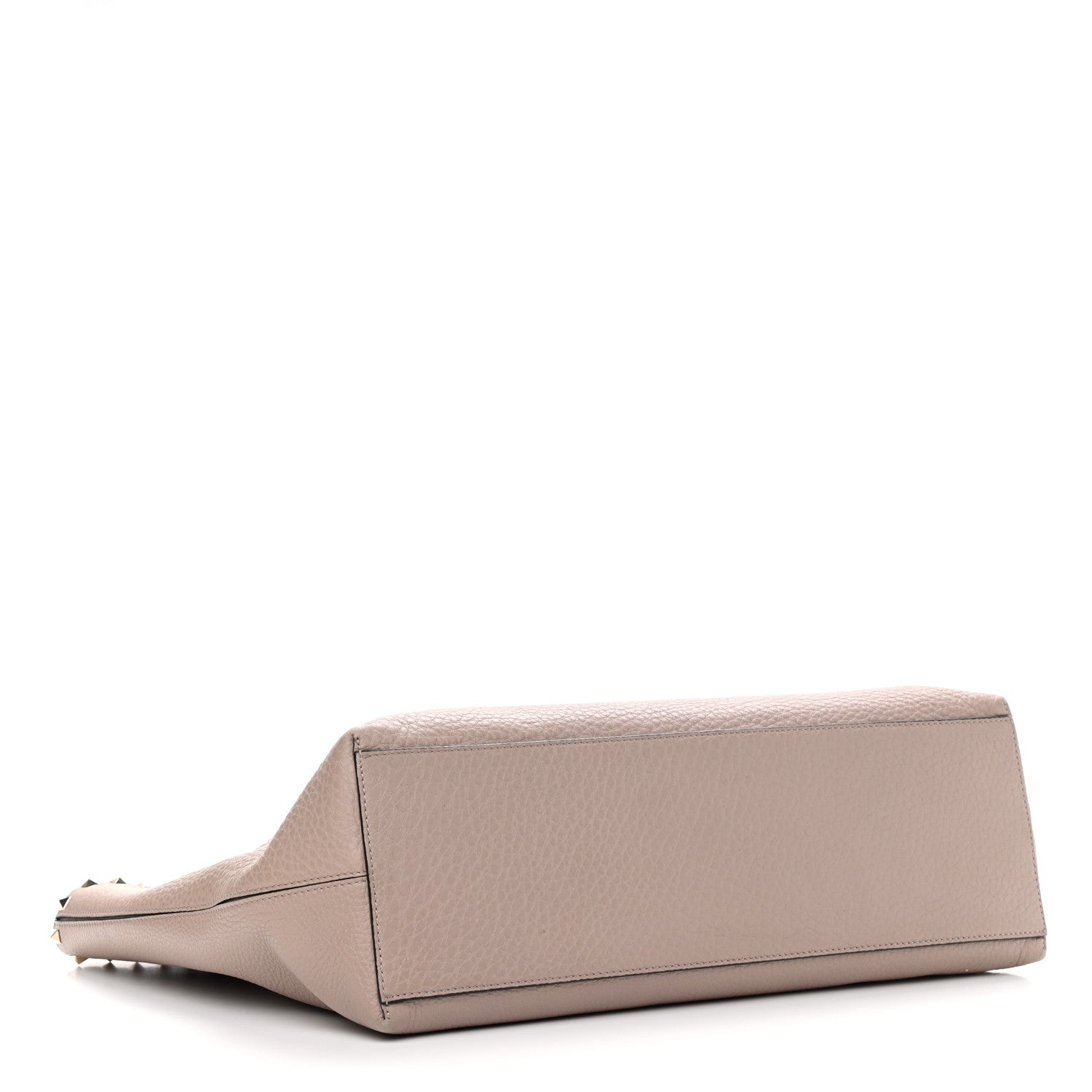 Valentino Garavani Grained Calfskin Rockstud Shoulder Tote Poudre 4 of 12