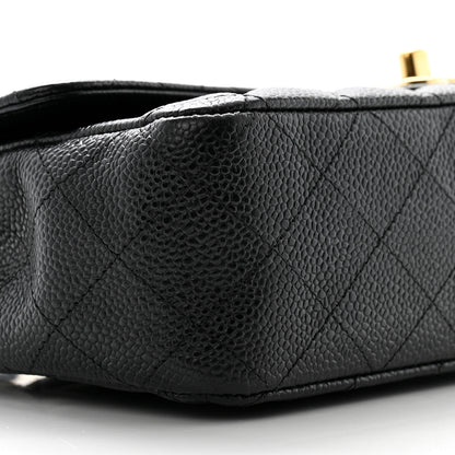 Chanel Caviar Quilted Medium Double Flap Black 9 of 11
