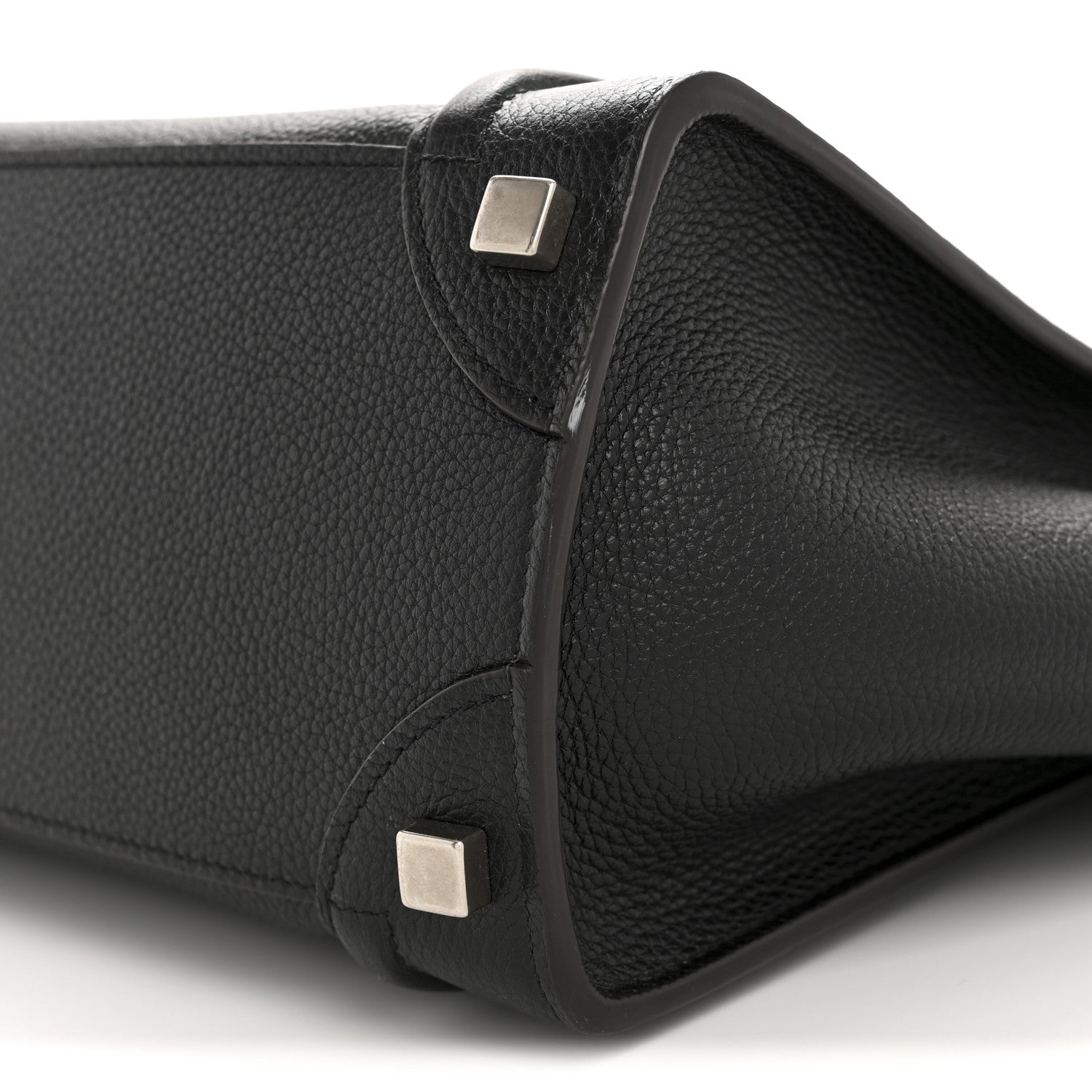 Celine Drummed Calfskin Micro Luggage Black 10 of 13