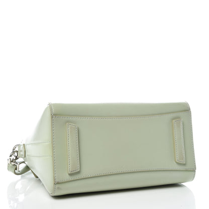 Givenchy Shiny Lord Calfskin Mini Antigona Aqua Green 4 of 24