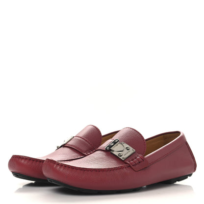 Louis Vuitton Calfskin Racetrack Moccasin Loafers 10 Rouge 4 of 8