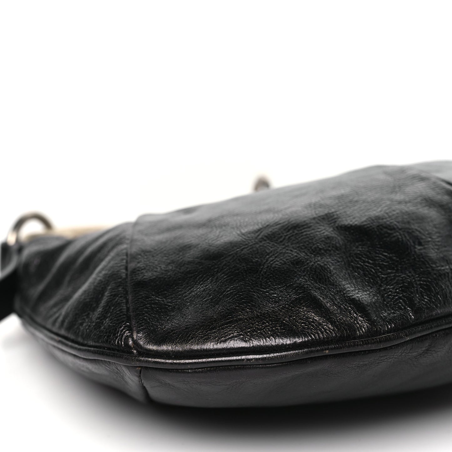 Buffalo Horn Small Mombasa Hobo Dark Brown