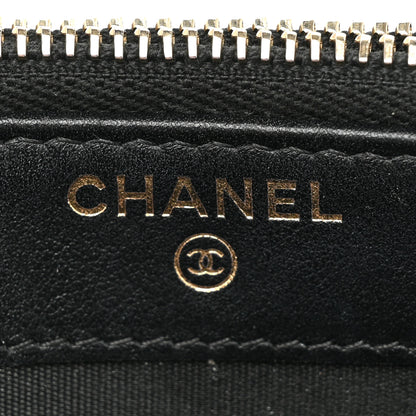 Chanel Caviar Quilted Small Boy Clutch With Chain Black 7 of 9