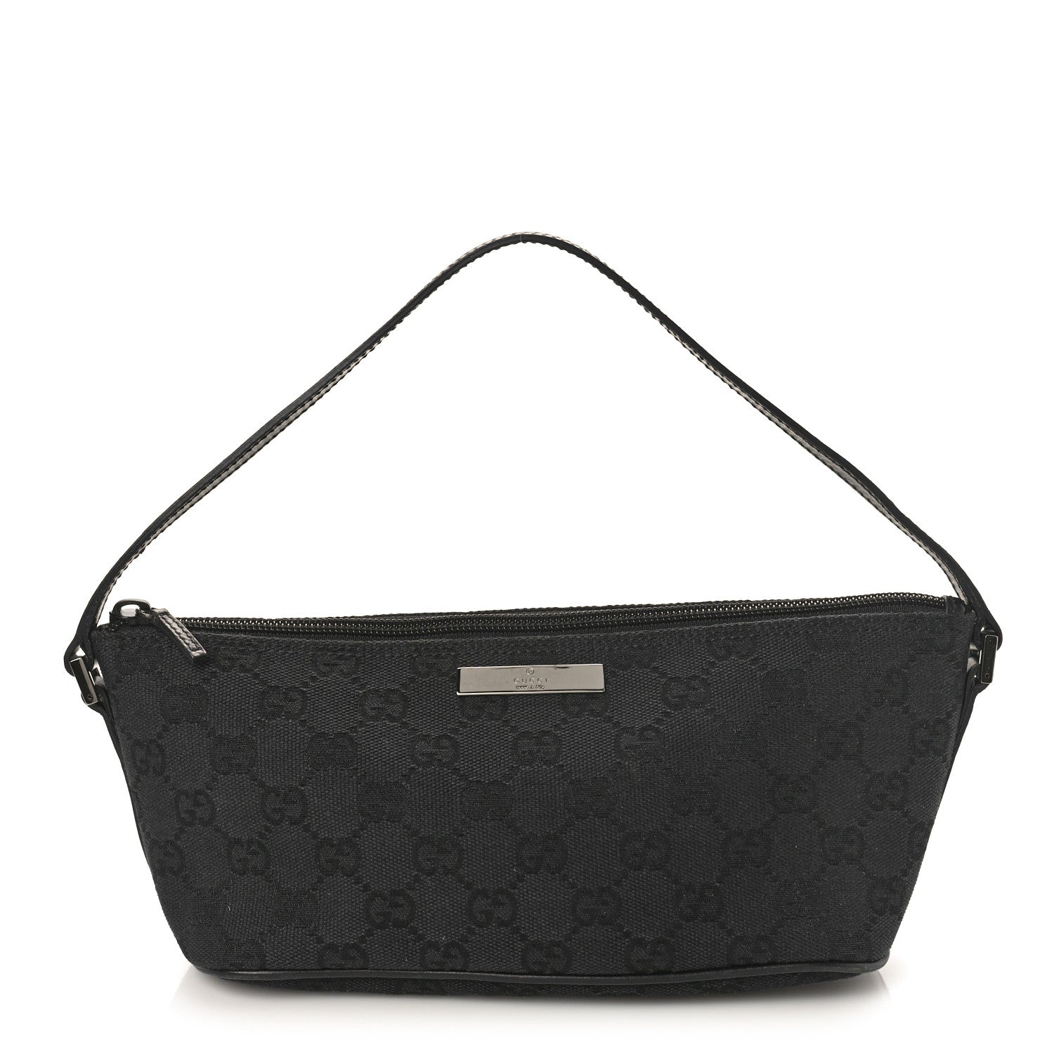 Gucci Monogram Boat Pochette Black 1 of 10