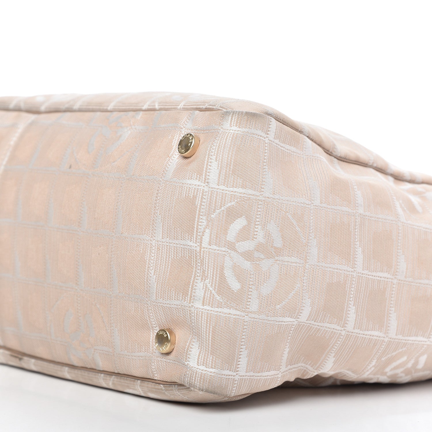 Chanel Nylon Medium Travel Tote Beige 7 of 9