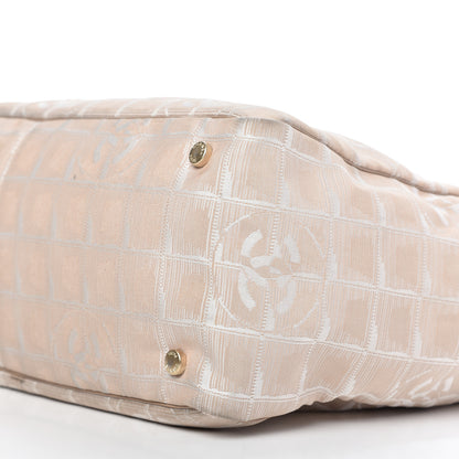 Chanel Nylon Medium Travel Tote Beige 7 of 9