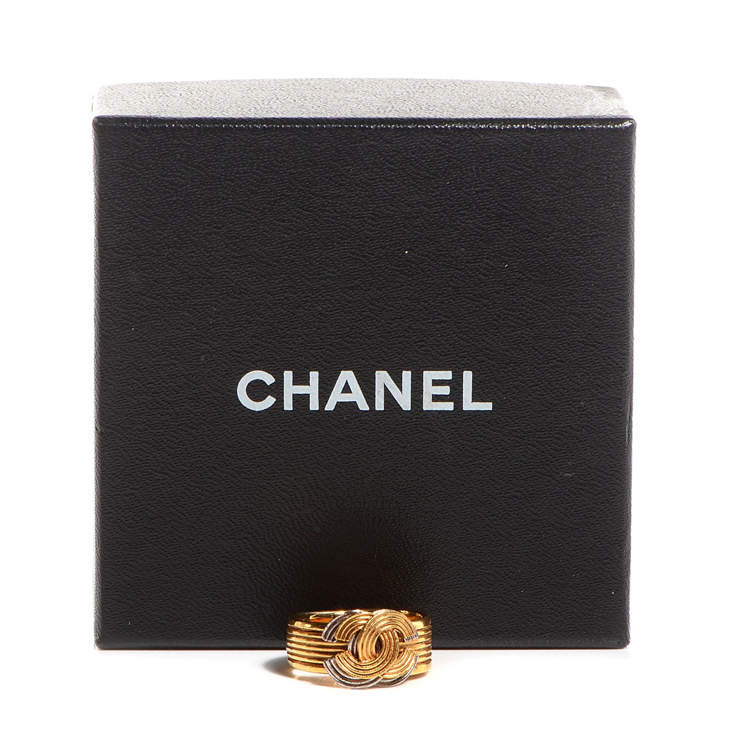 CC Silver Gold Ring 6.5