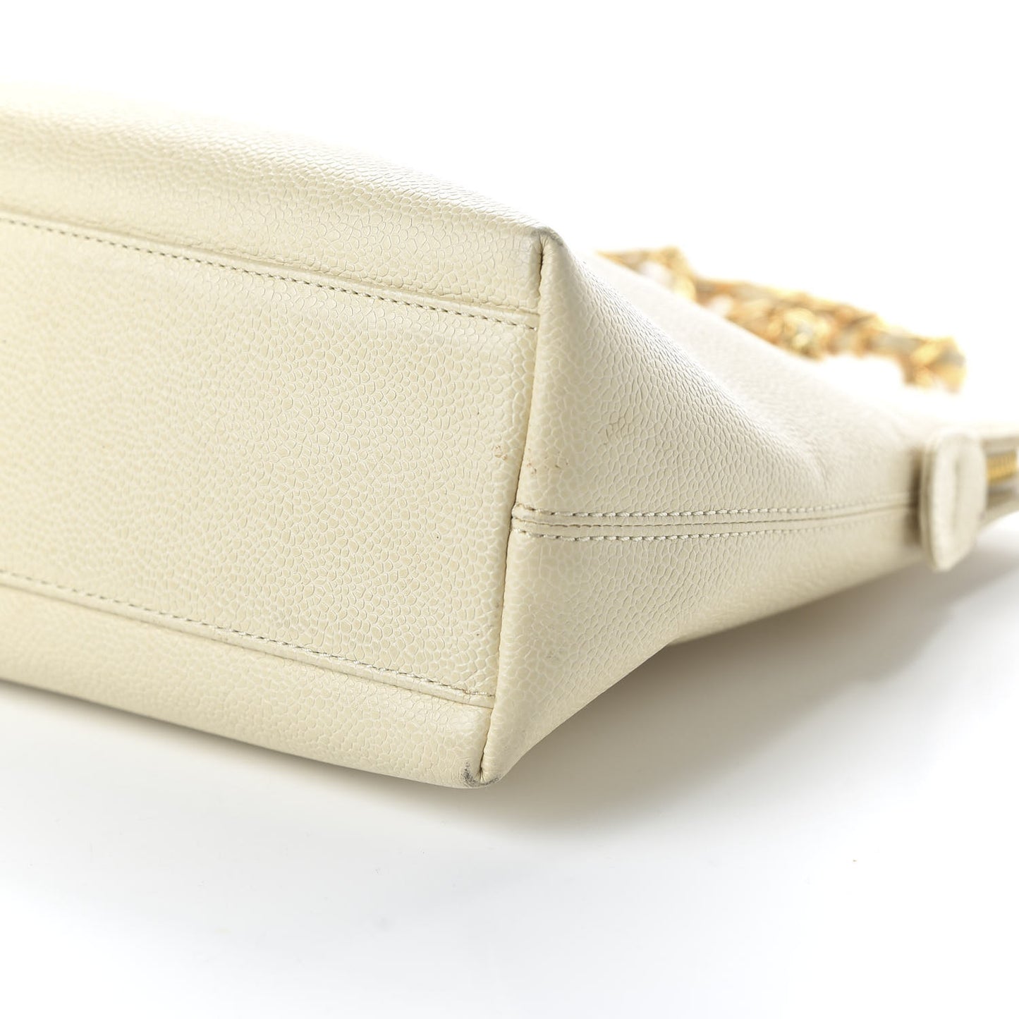 Caviar Shoulder Bag Light Beige