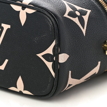 Louis Vuitton Empreinte Monogram Giant Vanity PM Black Beige 9 of 10