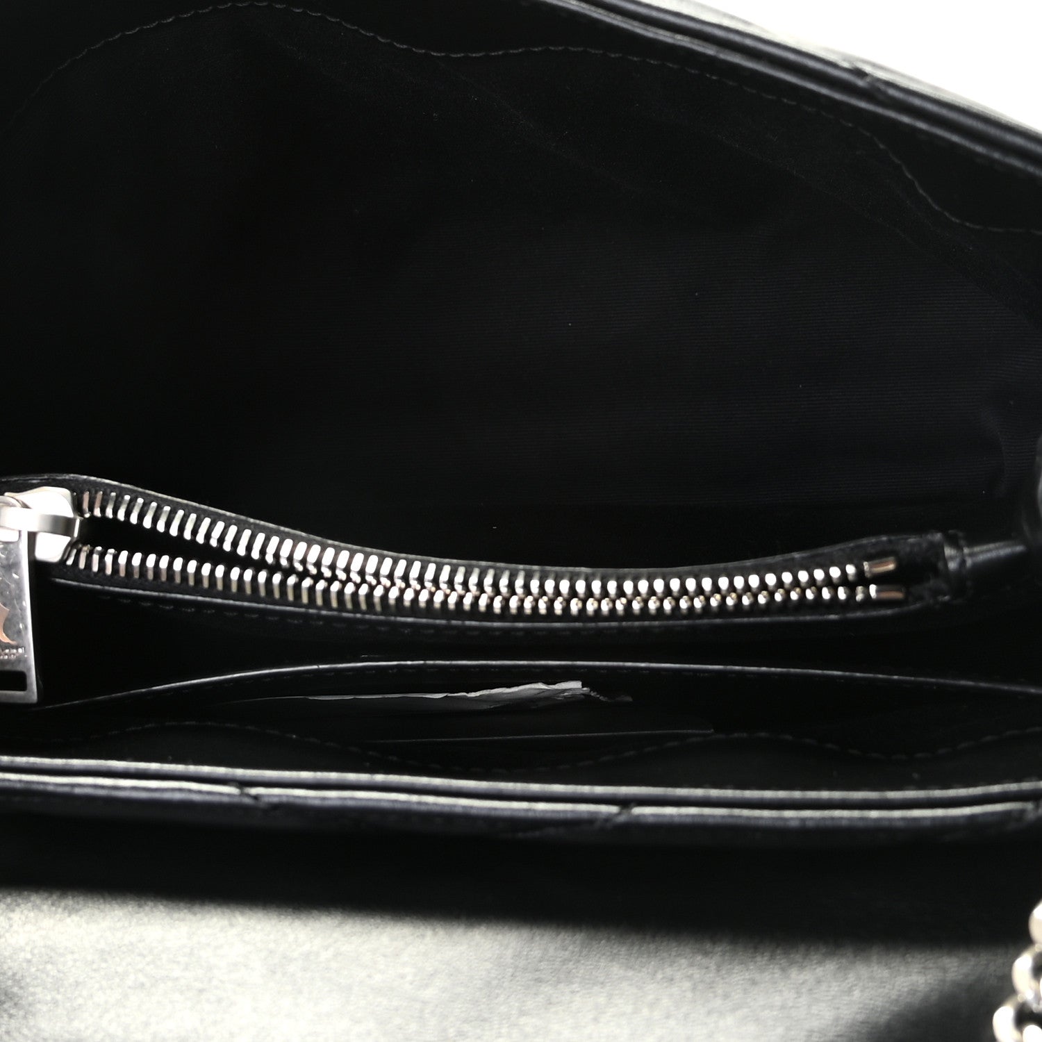 Saint Laurent Calfskin Y Quilted Monogram Small Loulou Chain Satchel Black 7 of 10