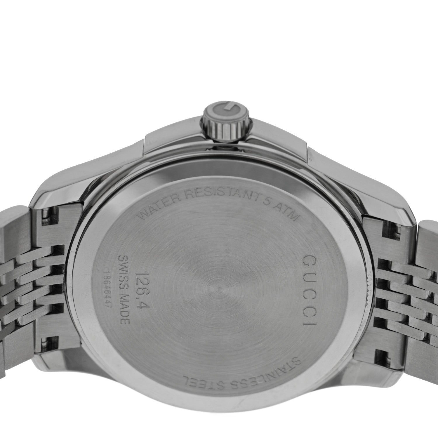 Gucci Stainless Steel 38mm G-Timeless Quartz Watch Brown 4 of 4