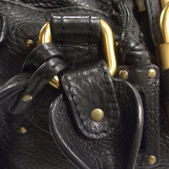 Leather Paddington Black