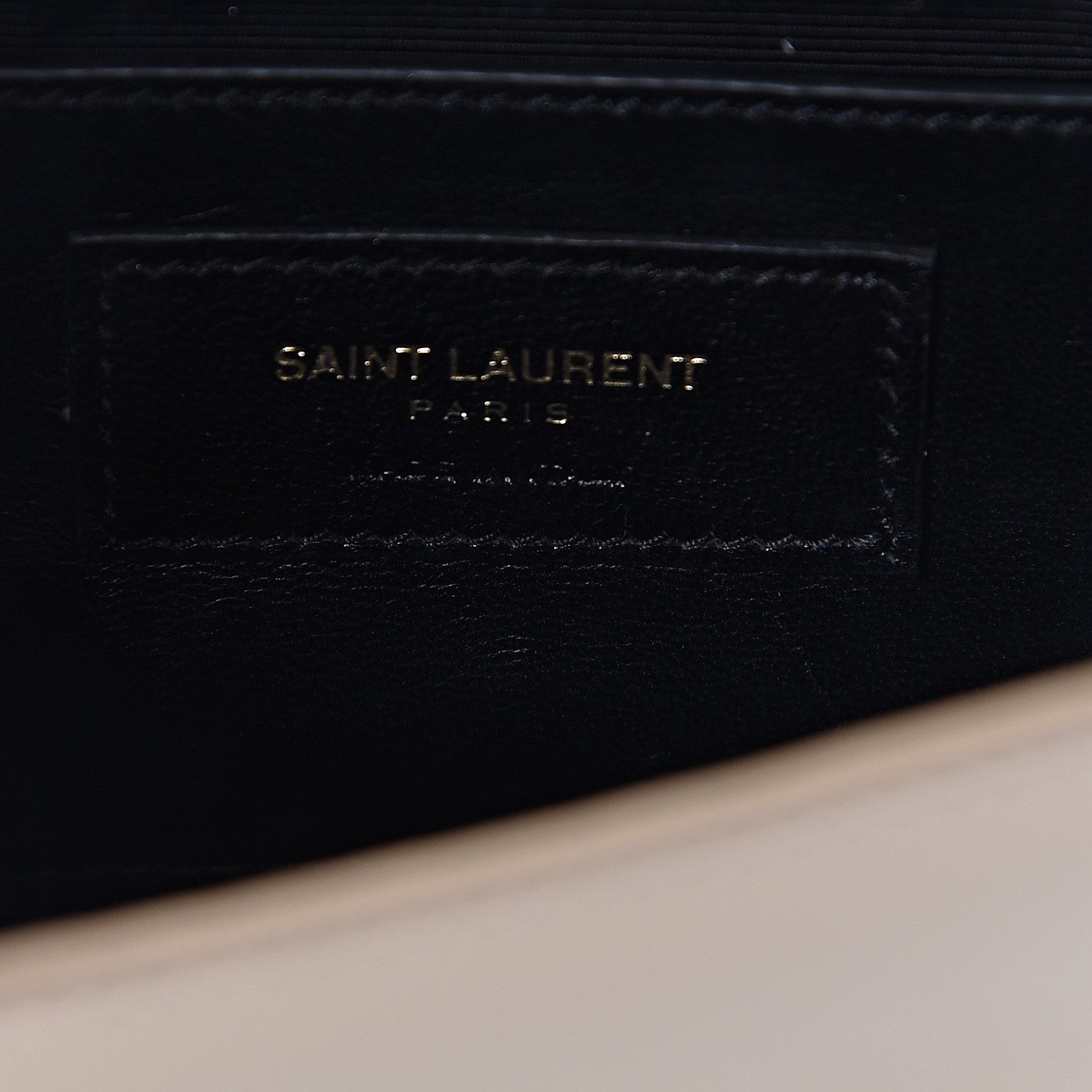 Saint Laurent Grain De Poudre Small Monogram Kate Satchel Dark Beige 6 of 9