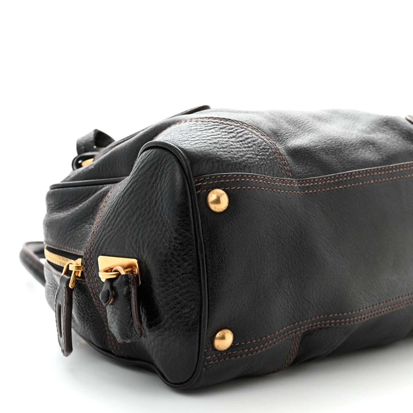 Cervo Animalier Shoulder Bag Black