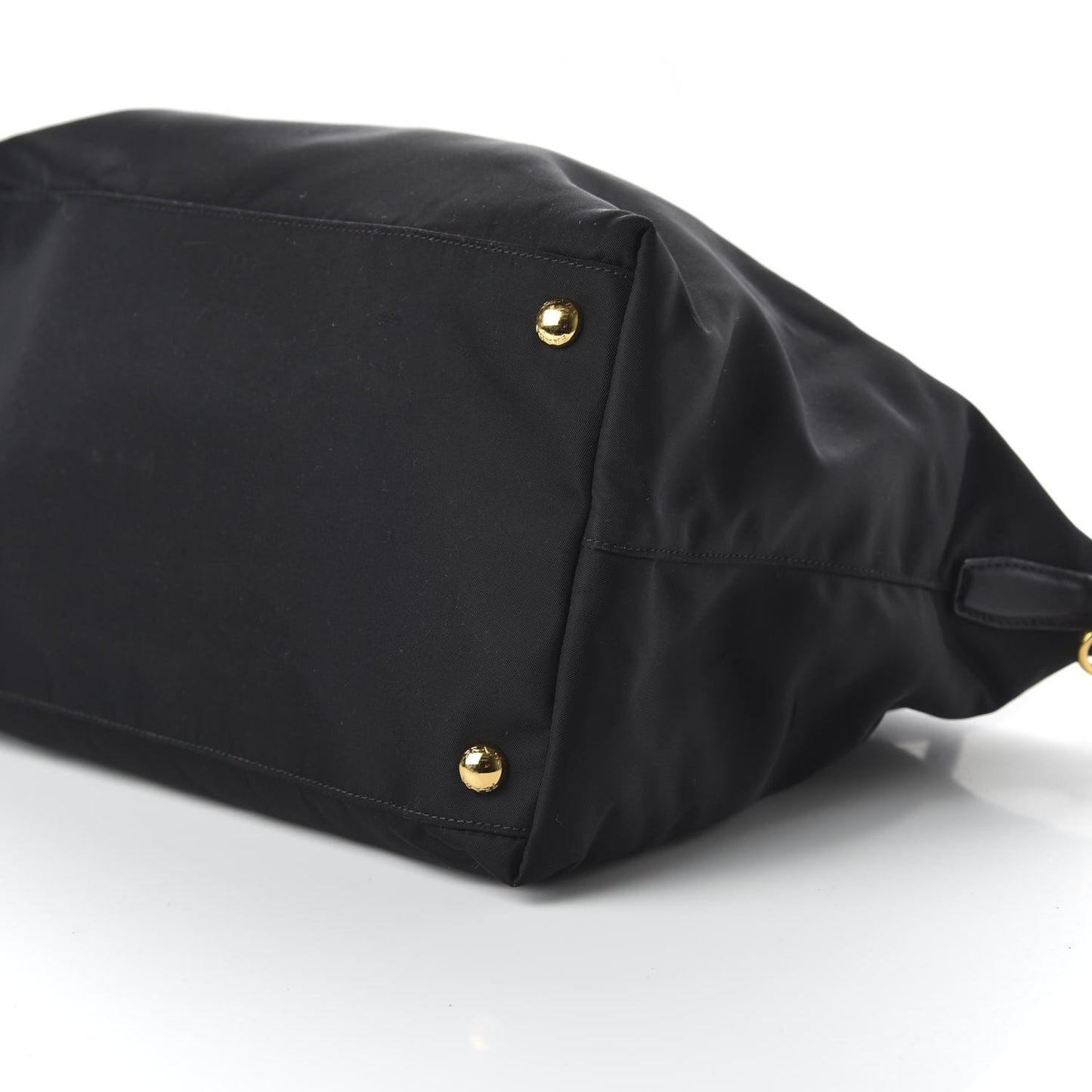 Tessuto Nylon Saffiano Tote Black