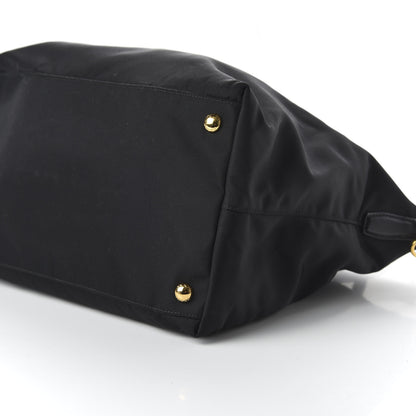 Prada Tessuto Nylon Saffiano Tote Black 7 of 9