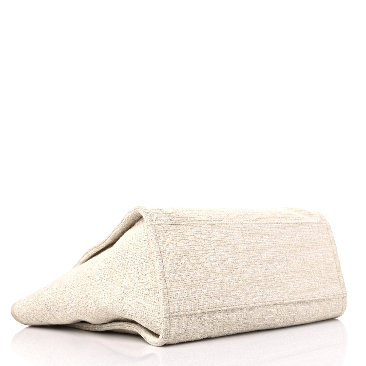 Canvas Large Deauville Tote Light Beige