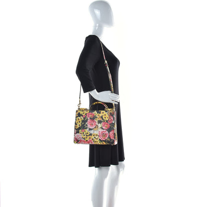 Dolce & Gabbana Dauphine Floral Print Miss Sicily Satchel Peony Margherita 2 of 9