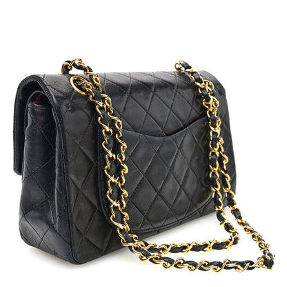 Chanel Lambskin Quilted Small Double Flap Black 3 of 10