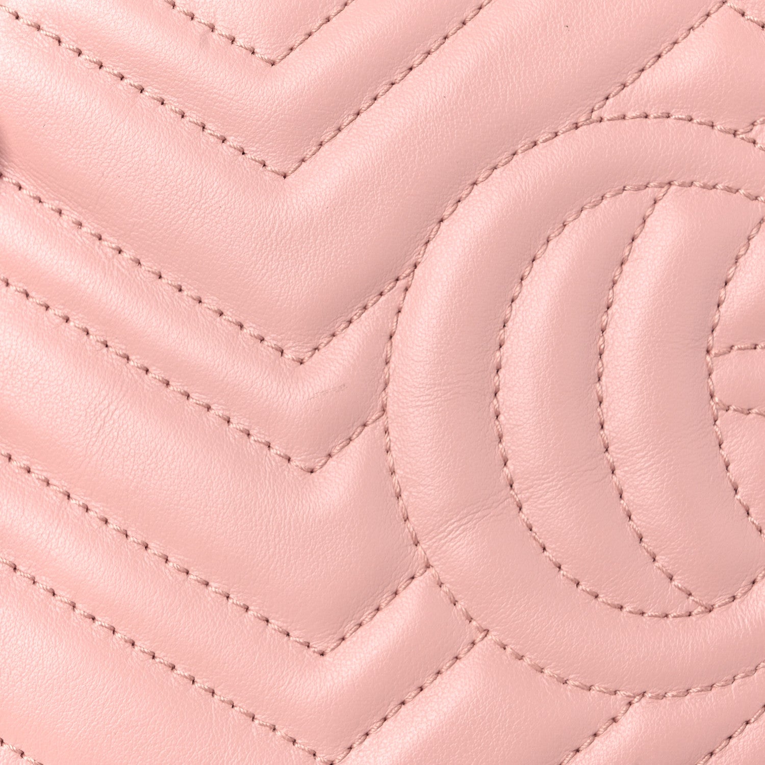 Gucci Calfskin Matelasse Small GG Marmont Chain Shoulder Bag Perfect Pink 11 of 11