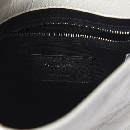 Saint Laurent Crinkled Calfskin Matelasse Monogram Niki Chain Wallet Crema Soft 5 of 7