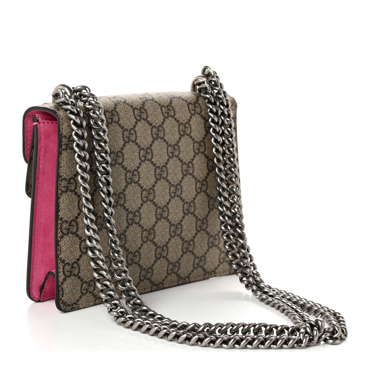 GG Supreme Monogram Mini Dionysus Shoulder Bag Pink