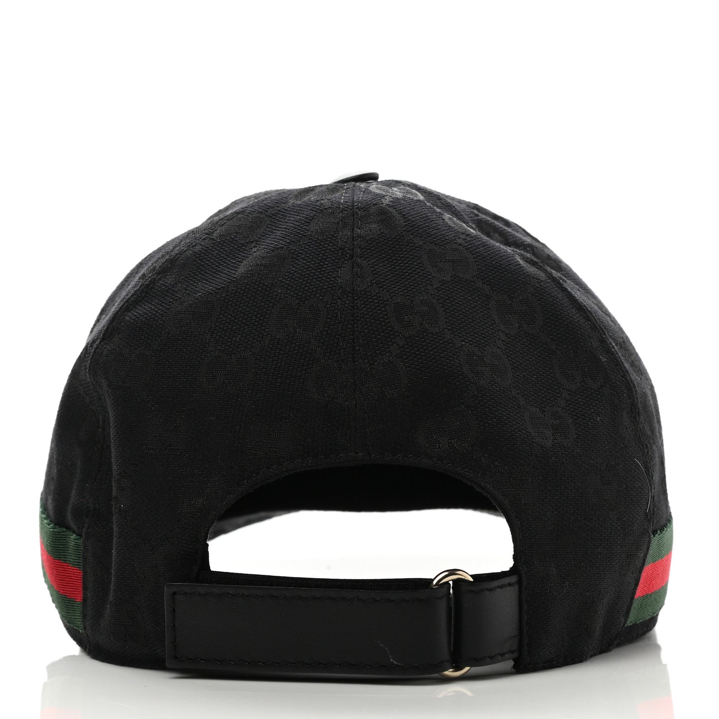 Monogram Web Baseball Hat M Black