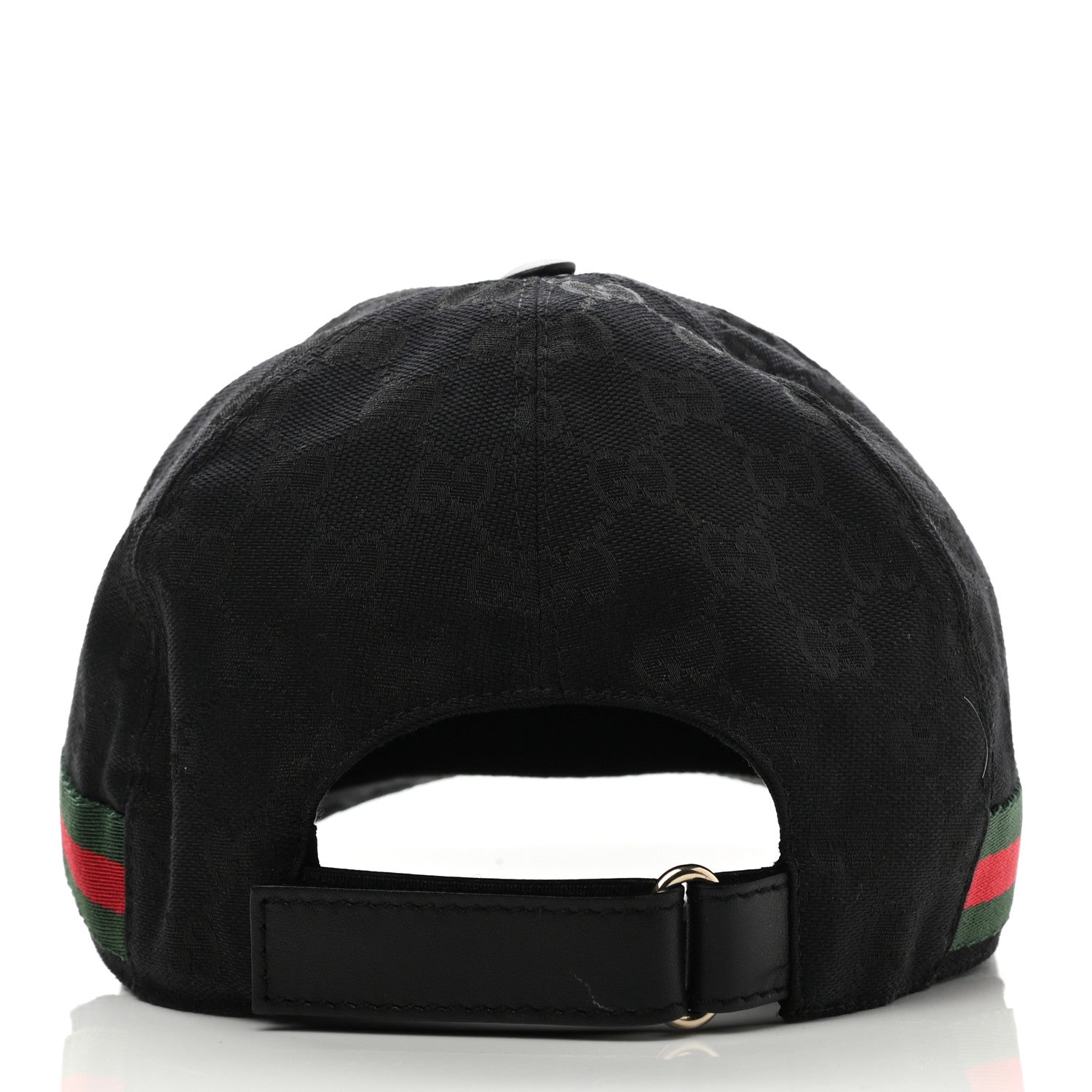 Gucci Monogram Web Baseball Hat M Black 6 of 11