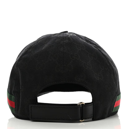 Gucci Monogram Web Baseball Hat M Black 6 of 11