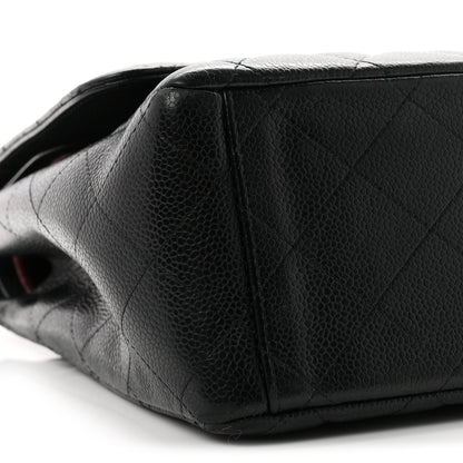Chanel Caviar Quilted Maxi Double Flap Black 9 of 12