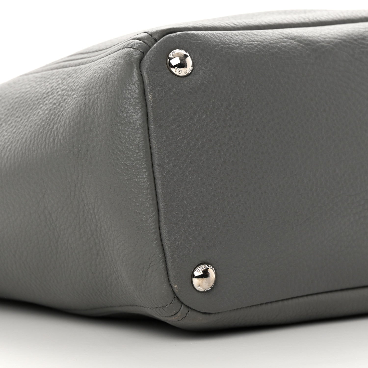 Prada Vitello Daino Side Pocket Tote Marmo 10 of 18