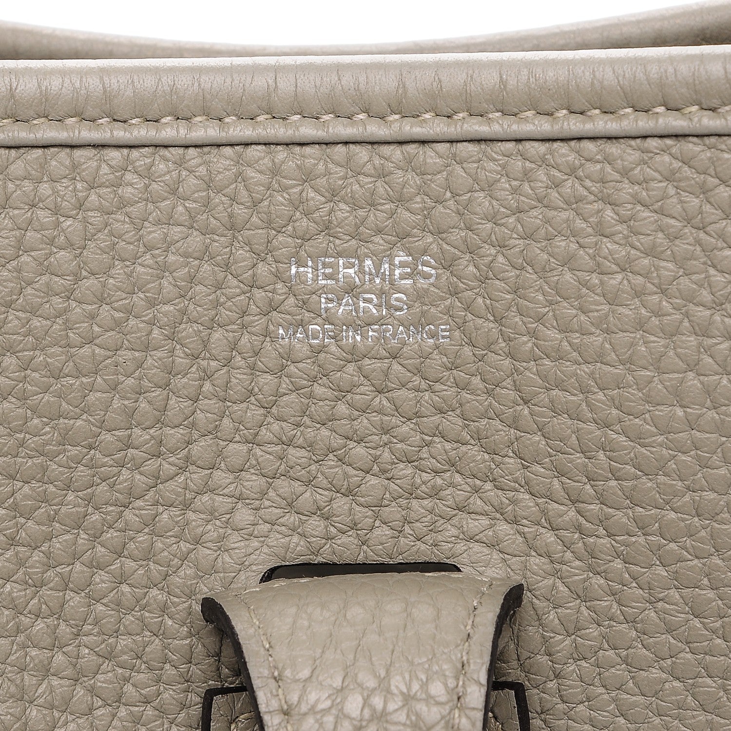 Hermes Taurillon Clemence Evelyne III PM Sauge 7 of 12