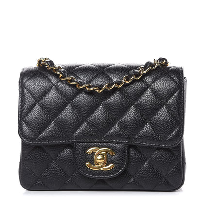 Chanel Caviar Quilted Mini Square Flap Black 1 of 12