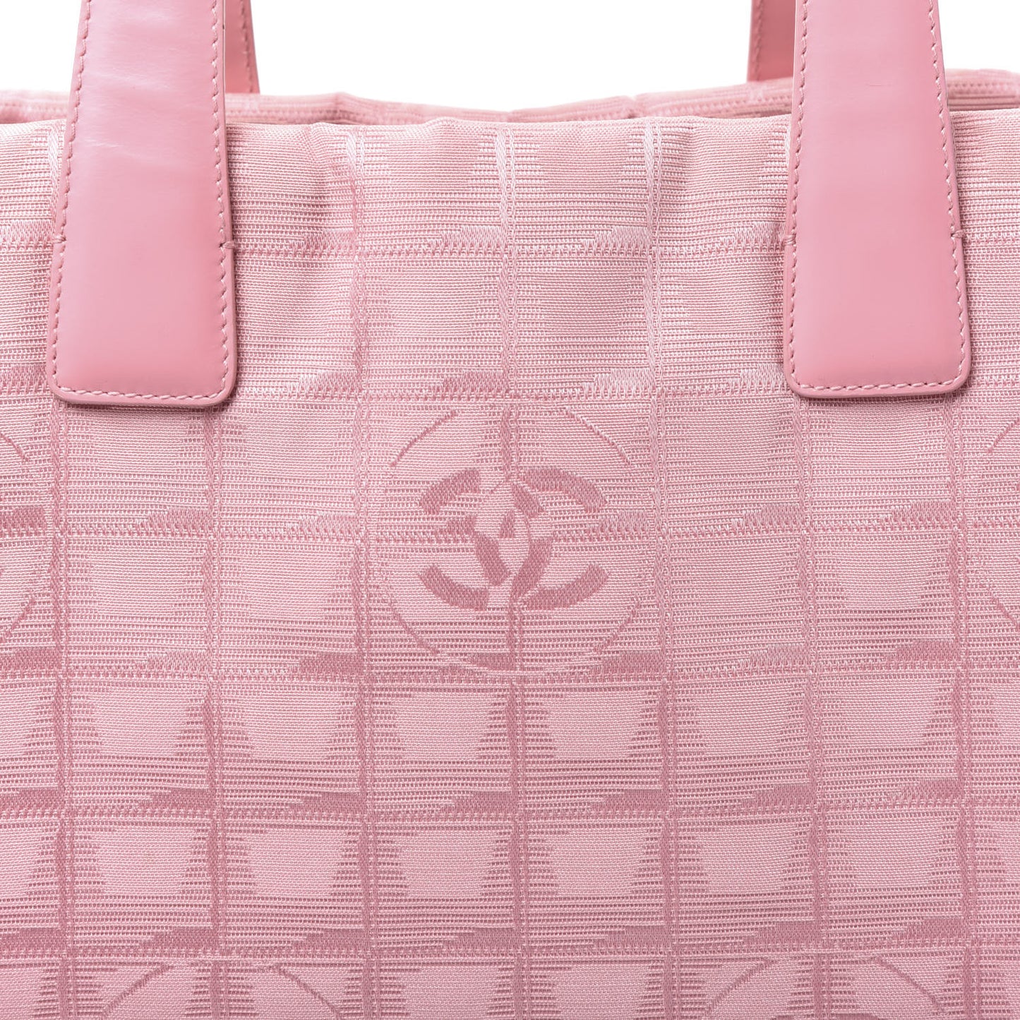 Nylon Medium Travel Tote Pink
