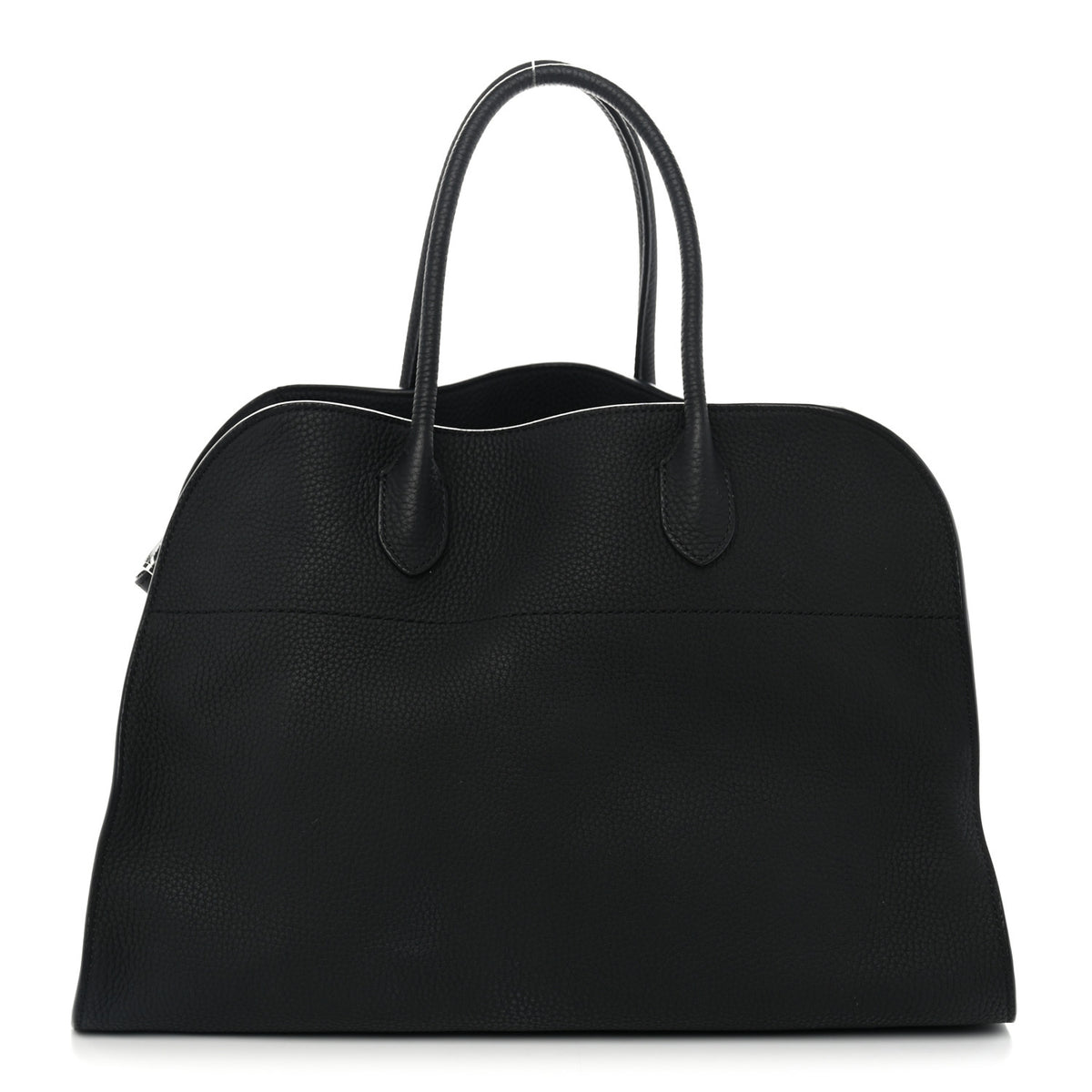The Row Matte Grained Calfskin Soft Margaux 15 Black 1 of 8