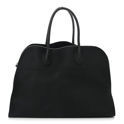 The Row Matte Grained Calfskin Soft Margaux 15 Black 1 of 8